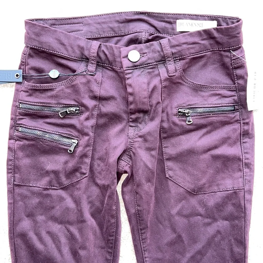 NTW Maroon Blank NYC pants size 25 - Picture 3 of 7